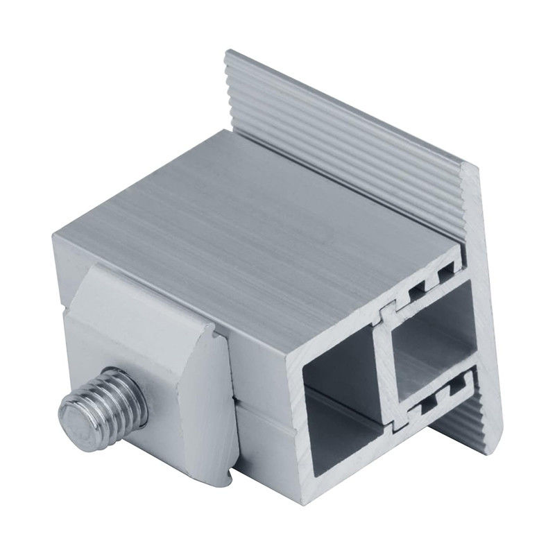 แผงโซลาร์เซลล์ SS ที่ทนต่อการกัดกร่อน Mid Clamp ความหนา 3.0 มม. - 4.5 มม