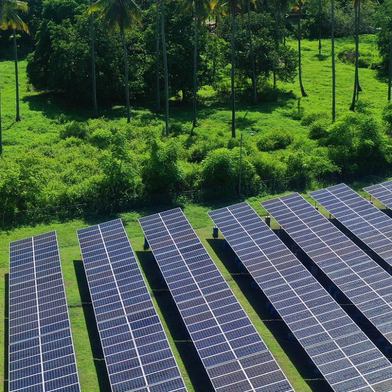 โครงยึดแผงโซลาร์เซลล์ทนลมแรงสูงเฉพาะพื้นที่, รับน้ำหนักมาก & ป้องกันการกัดกร่อน