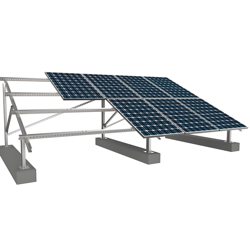 Mountain-Terrain Solar PV Bracket Frame – Slope-Adjustable (0-45°), Stable on Uneven Ground