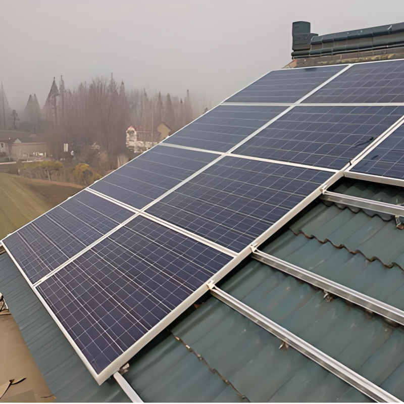 Solar Panel Roof Mounting Brackets for Standing Seam Tin Roof Anti-Corrosion Customizable Fast Installation