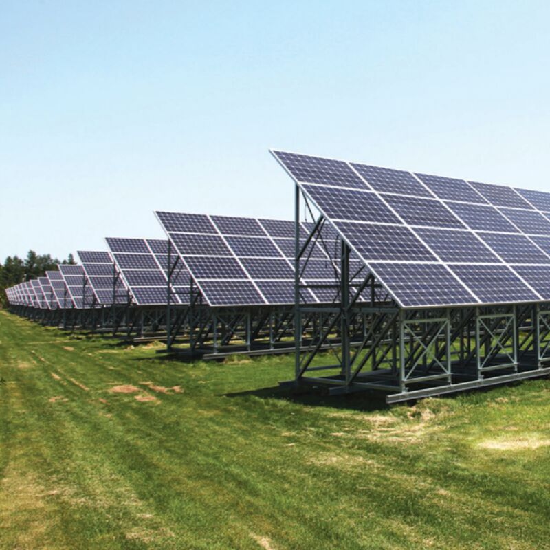 โครงยึดแผงโซลาร์เซลล์แบบติดตั้งบนพื้นดินสำหรับงานหนัก พร้อมรางรองรับอะลูมิเนียมอัดขึ้นรูปและขาตั้งปรับได้สำหรับการจัดตำแหน่งที่แม่นยำ