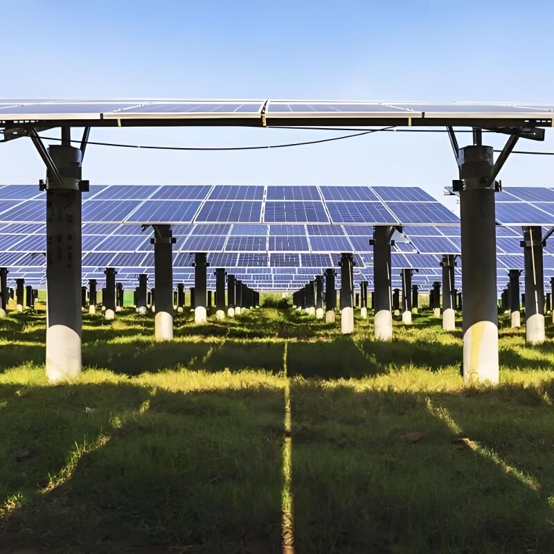 เครื่องพัดแสงอาทิตย์บนพื้นดินที่ออกแบบสําหรับอุปกรณ์ไฟฟ้าแสงอาทิตย์ขนาดใหญ่ที่มีการประกอบและปรับเปลี่ยนที่สถานที่ง่าย